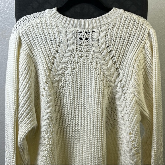 La Joie Women’s Cream Crewneck Knit Sweater Size 3X - Picture 8 of 11